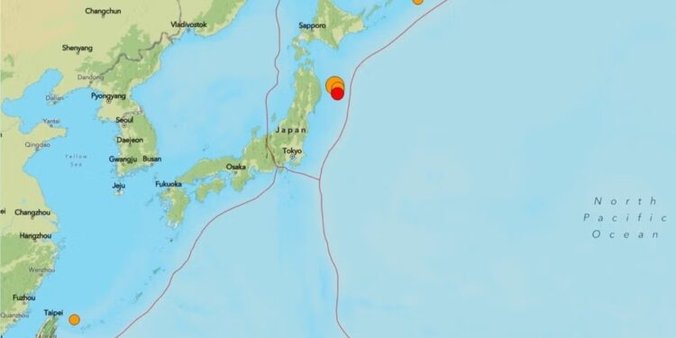 Terremoto de magnitud 7,5 activa alerta de tsunami en Japón