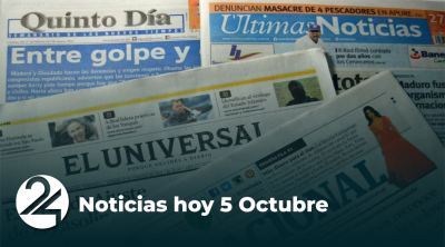Noticias de Venezuela hoy 5 de octubre: el TPS llega a la Corte Suprema, dólar BCV en Bs. 871 y las claves de la mañana
