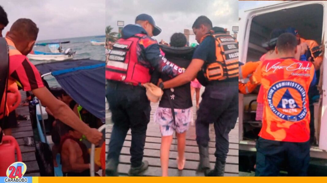 Accidente náutico en Falcón deja siete heridos tras fuerte oleaje en Chichiriviche | Vuelco dos lanchas Chichiriviche |
