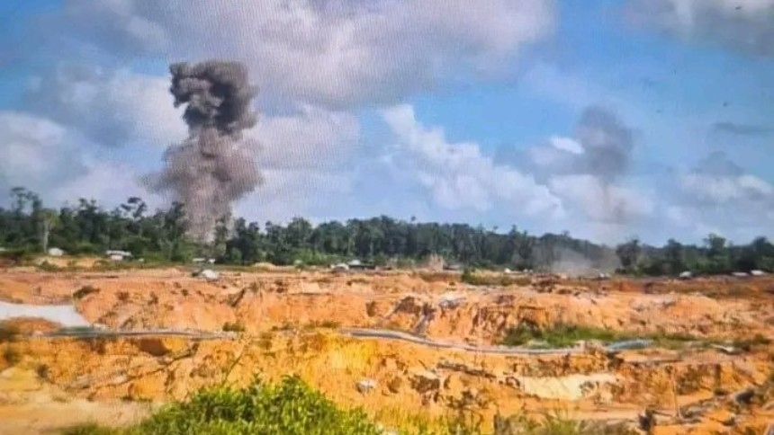 Ofensiva militar en el Arco Minero: la FANB despliega helicópteros artillados para cazar a líderes de megabandas y células del Tren de Aragua en Bolívar | minero sur | minero