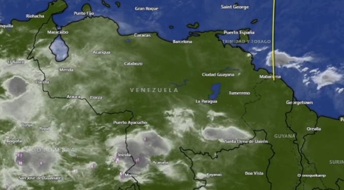 Alerta meteorológica: la onda tropical número 14 ya avanza sobre la Guayana Esequiba y provocará intensas lluvias vespertinas en gran parte del país | Inameh venezuela | Inameh
