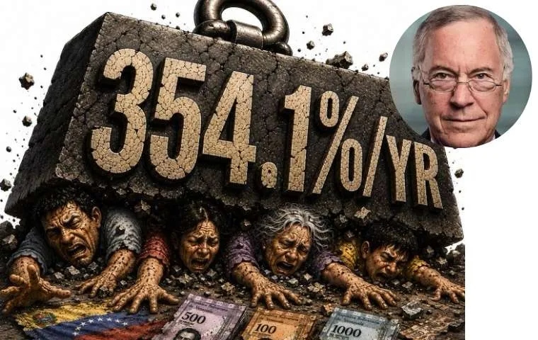 Steve Hanke estima inflación de Venezuela en 354,1% y asegura: "Venezuela debe deshacerse del bolívar" | Steve Hanke Dolarizar Venezuela Steve Hanke | Steve Hanke