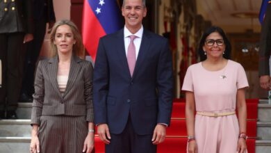 Delcy Rodríguez recibe al presidente de Paraguay, Santiago Peña, en Miraflores: primer acercamiento diplomático en más de un año | Delcy Rodríguez 9cdcb8fdb1519823807ce45b45d78e14e6a5cbb0 | Delcy Rodríguez
