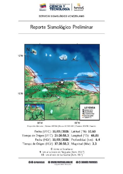 Dos sismos sacuden La Guaira y Yaracuy este viernes sin reportes de daños | sismo HR92vl5bIAAXPBS | sismo