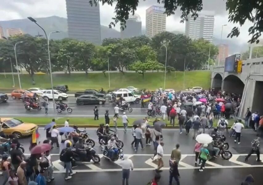 Protestan en Caracas | BCV