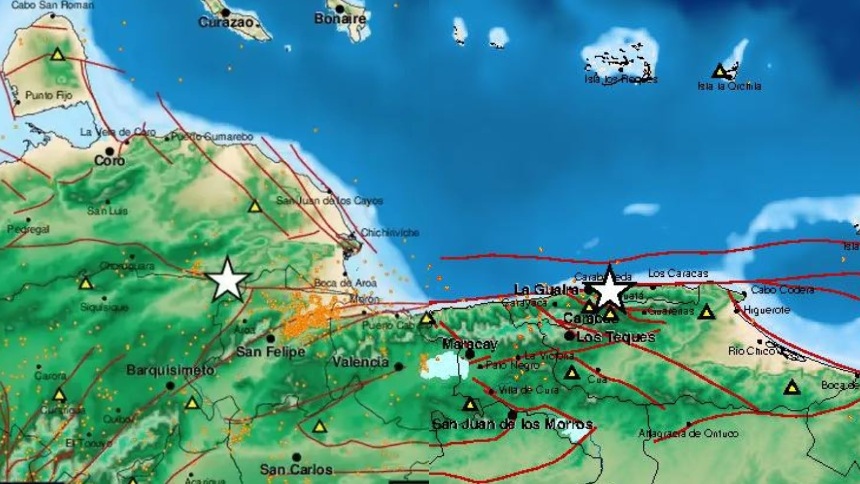 Dos sismos sacuden La Guaira y Yaracuy este viernes sin reportes de daños | sismo Sismos 11Sep CD | sismo