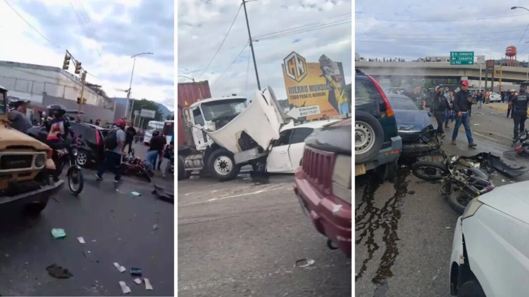 Tragedia en La Yaguara Accidente multiple deja a | yaguara