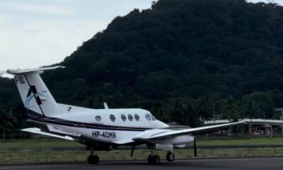 aeronave con matricula hp 4dmb de tipo be 90f pi | maria