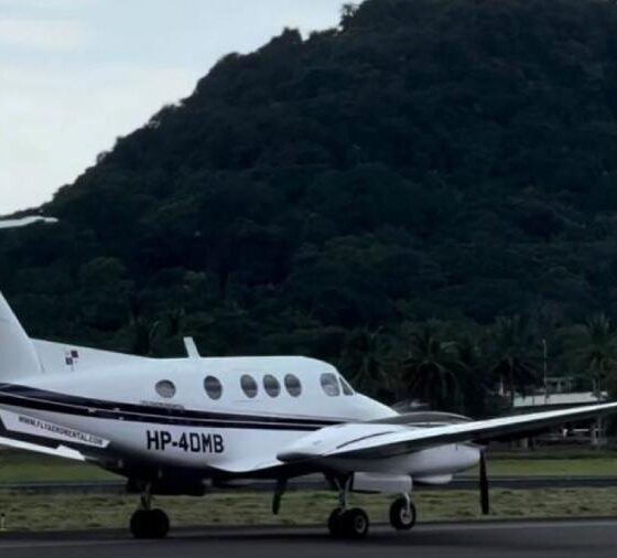 aeronave con matricula hp 4dmb de tipo be 90f pi | bcv
