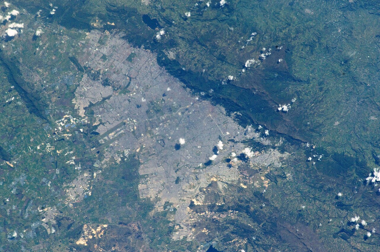 Vista panorámica de Bogotá, Colombia
