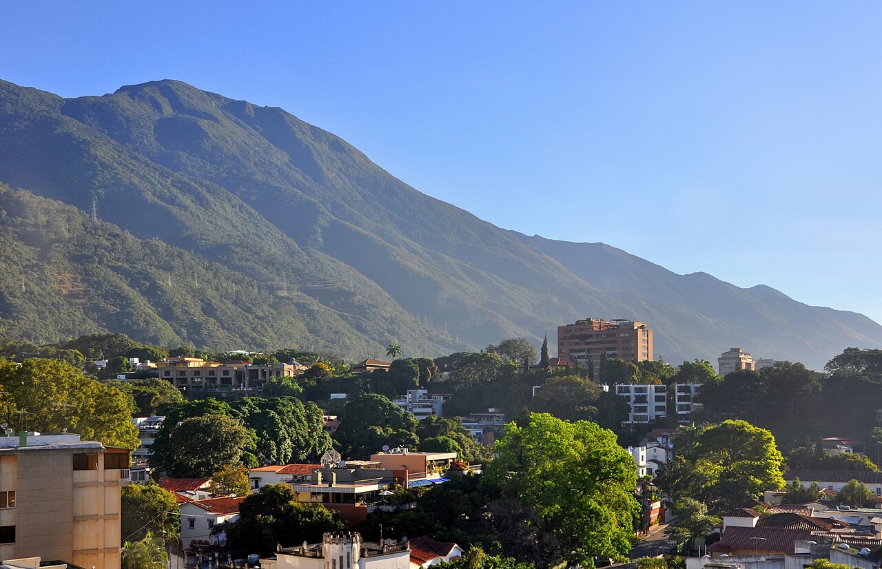 Vista panorámica del barrio La Florida en Caracas, Venezuela