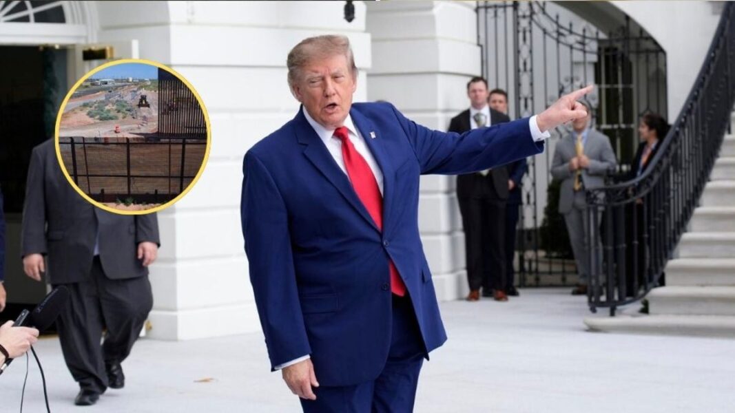 Trump afirma que México pagó el muro fronterizo