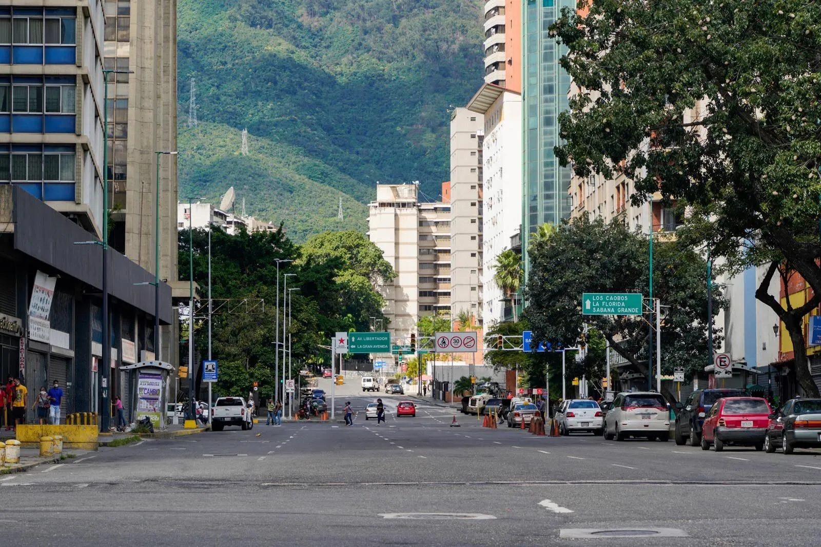 Avenida Libertador de Caracas cerrada por marchas del 22 de octubre de 2026