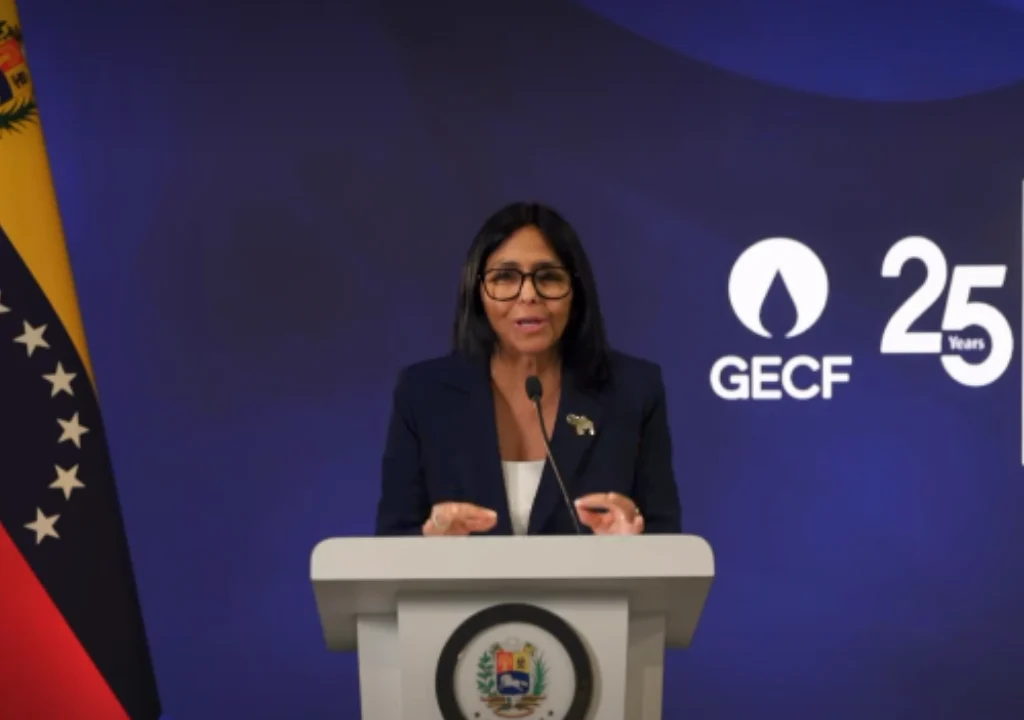 Delcy Rodríguez en Cumbre del Gas en Moscú: Venezuela apunta a ser potencia exportadora mundial