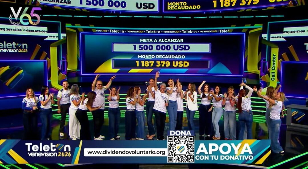 Teletón Venevisión 2026 alcanza los 1.187.379 USD y se acerca a su meta de 1,5 millones | Teletón Venevisión 2026 HU24IhwWAAApSMt | Teletón Venevisión 2026