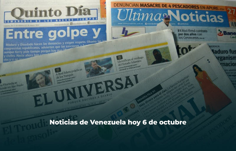 Noticias de Venezuela hoy 6 de octubre | monedas de América Latina