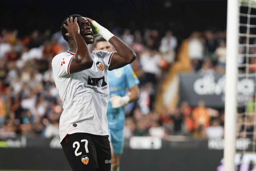 Valencia y Athletic empatan 0-0 en Mestalla en la novena jornada de LaLiga