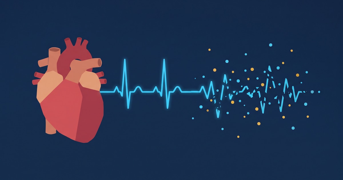 Ilustración del corazón y su ritmo: qué son las arritmias y cómo se detectan