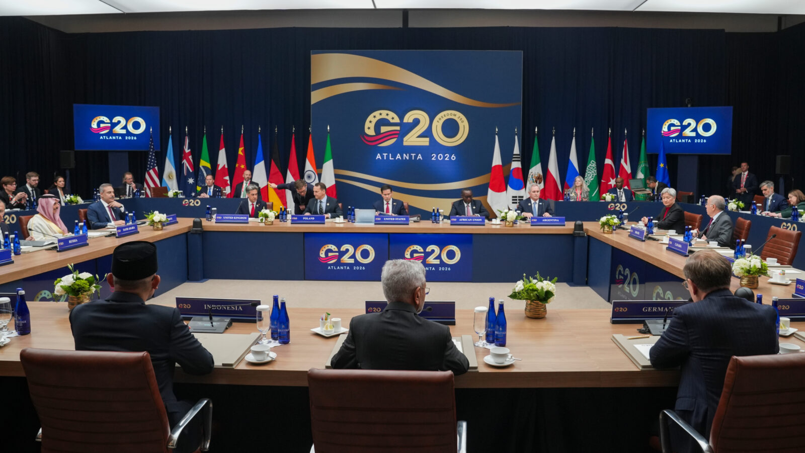 Reunión de cancilleres del G20 en Atlanta con Marco Rubio como anfitrión