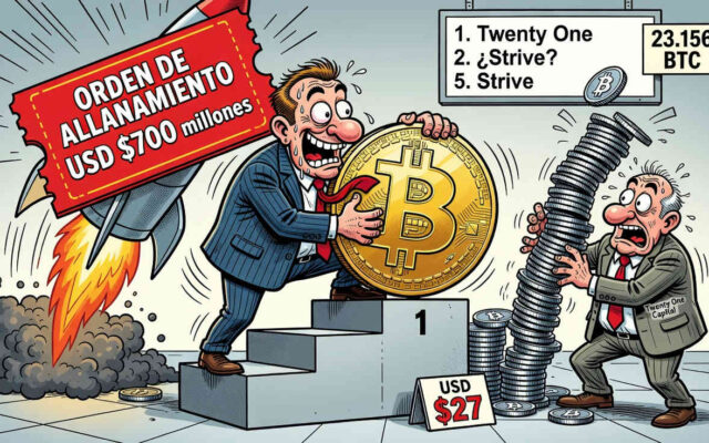 Strive compra 280 millones de dólares en Bitcoin en su mayor adquisición del año y apunta al top 2 mundial