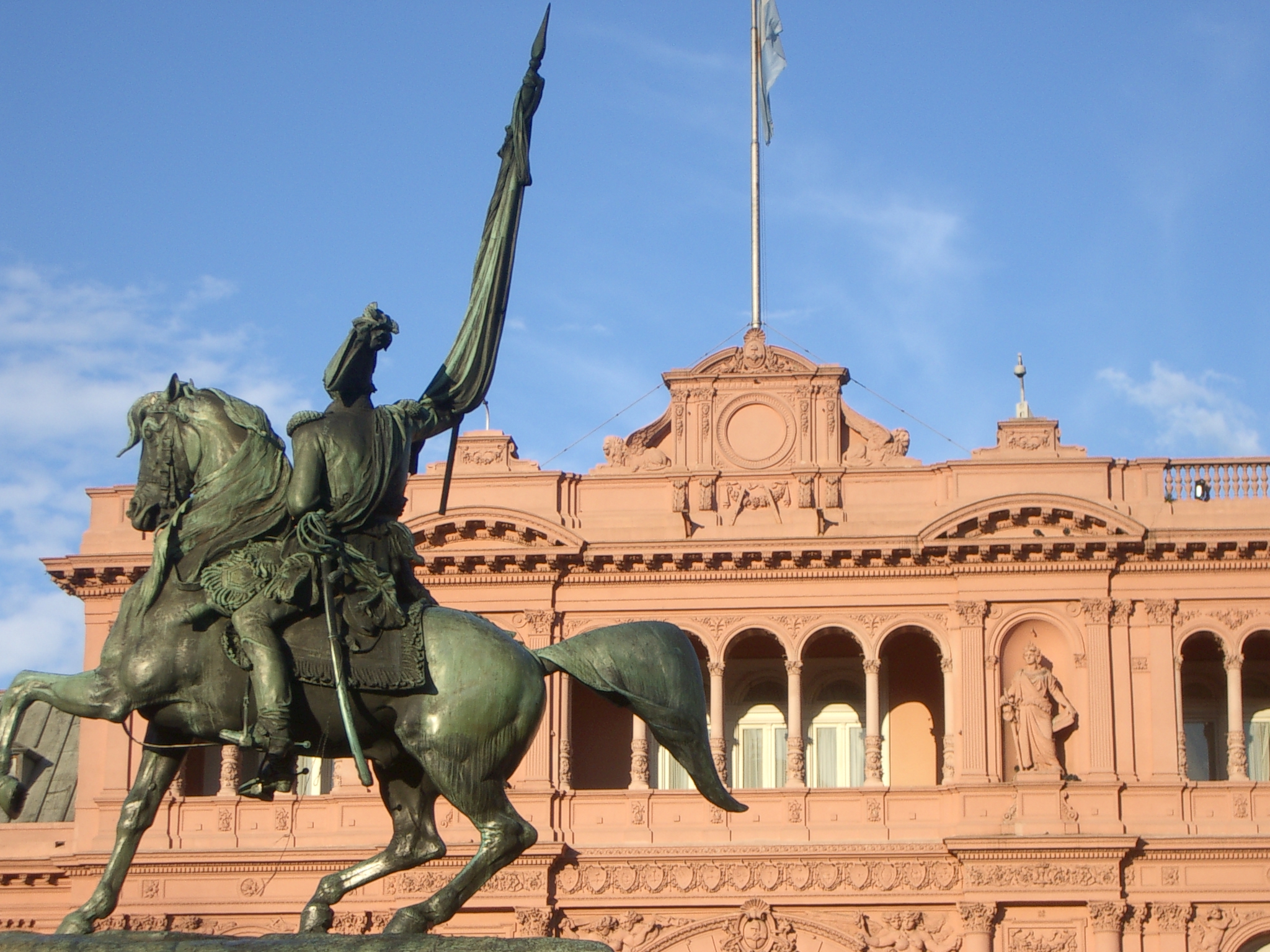 Casa Rosada, palacio presidencial de Argentina en la Plaza de Mayo, Buenos Aires