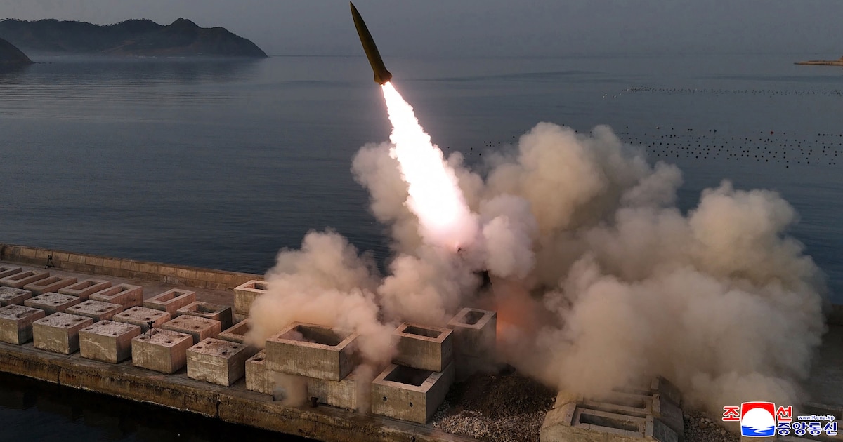 Corea del Norte misiles balísticos lanzados hacia el Mar de Japón