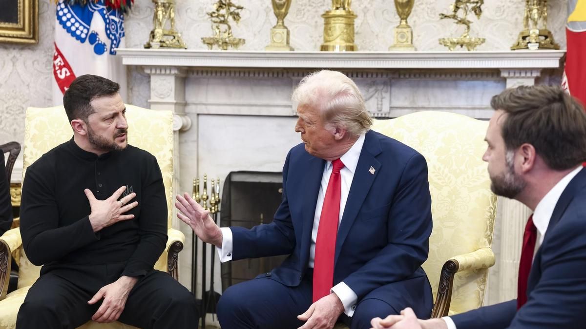 Donald Trump recibe a Volodímir Zelenski en la Casa Blanca